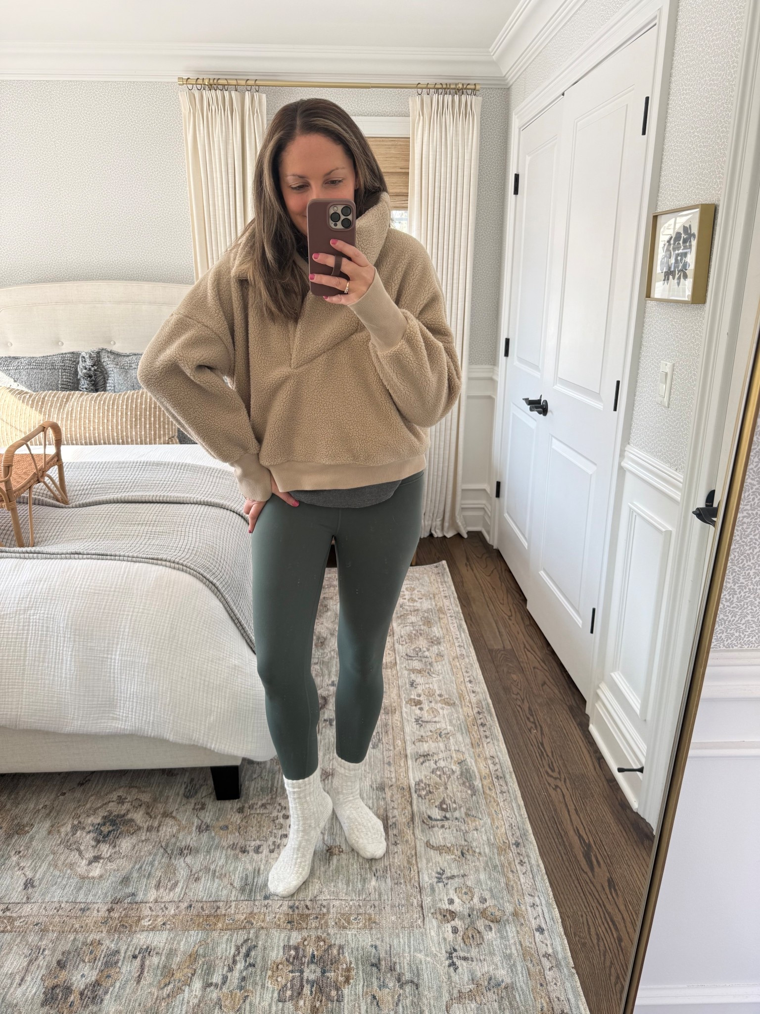 Freezing cold weekend OOTD! Amazon leggings, thermal waffle top and the coziest fleece (on sale!) 

#LTKootd #LTKSaleAlert #LTKSeasonal