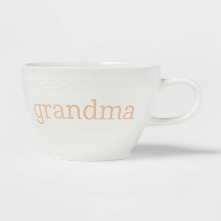 19oz 'Grandma' Latte Mug Ivory - Threshold™ | Target
