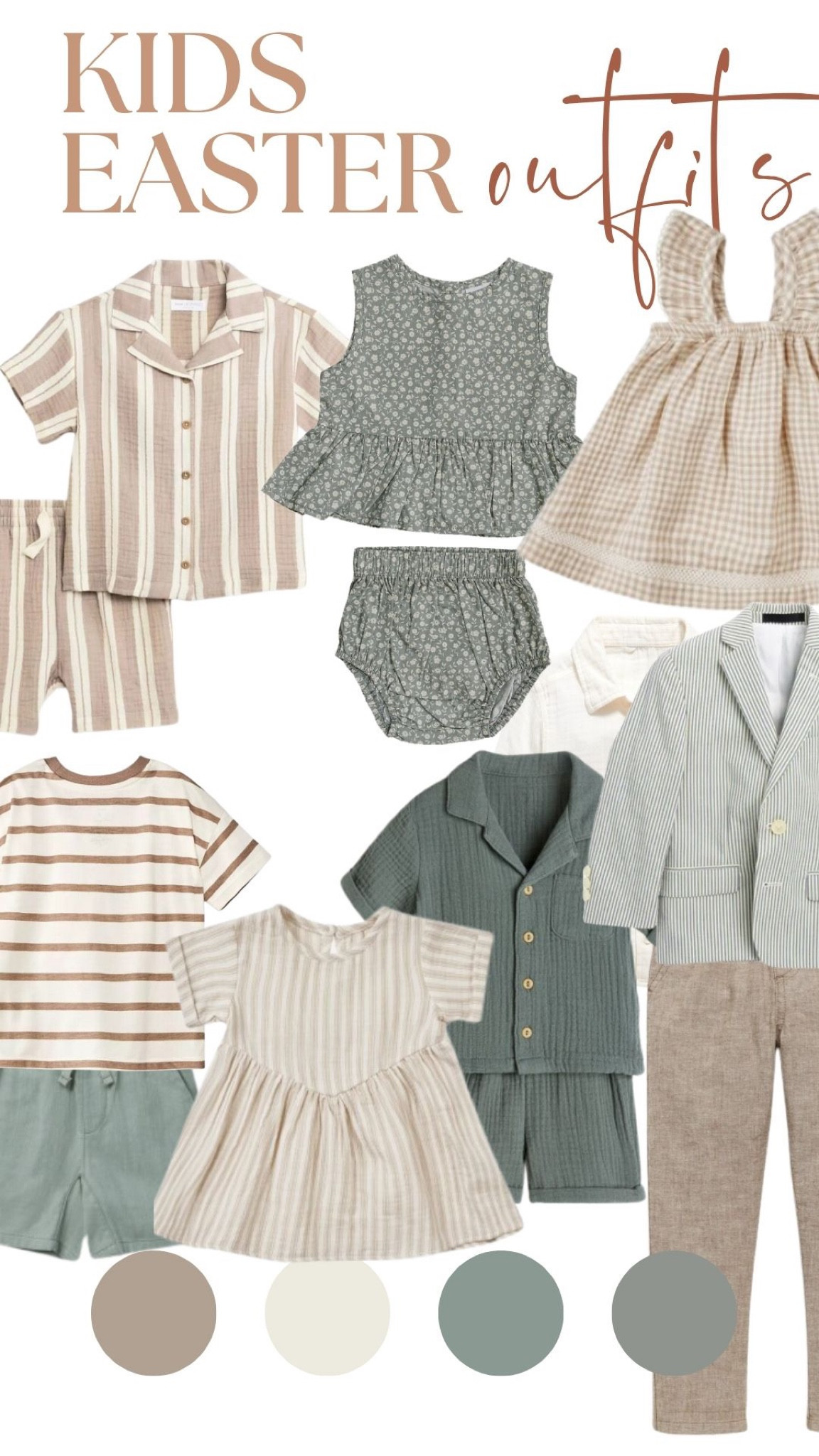 Kids Easter outfits // Dusty Blues + neutral hues! 

#LTKkids #LTKfamily #LTKSeasonal
