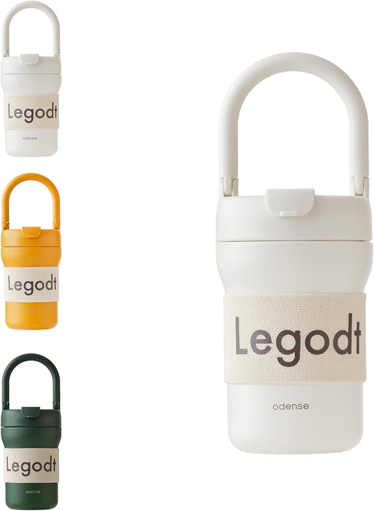 Odense Legodt 2 Way Tumbler 15.2oz with 2 in 1 Lid & Flexible Handle - Straw Available Insulated ... | Amazon (US)