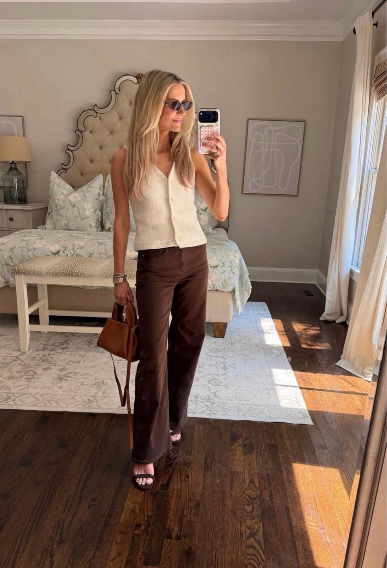 The perfect summer-to-fall outfit!  The denim is super lightweight and great for warmer temps, the sweater adds some texture and depth while the sleeveless style is still functional for late summer weather! 

These exact jeans are sold out in this color but if you love the mocha I linked similar styles!

#LTKootd #LTKSeasonal #LTKgrwm