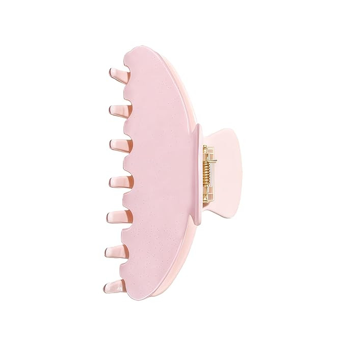 Durable Acetate Hair Clips - 4-Inch Sequin Powder Claw Clips for Fine and Thick Hair (Sequin powd... | Amazon (US)