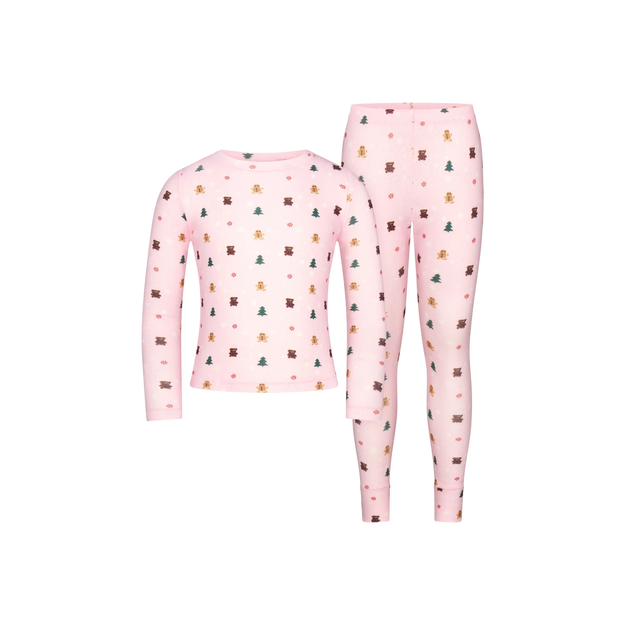 PLUSH POINTELLE KIDS LONG SLEEVE SET | SKIMS (US)