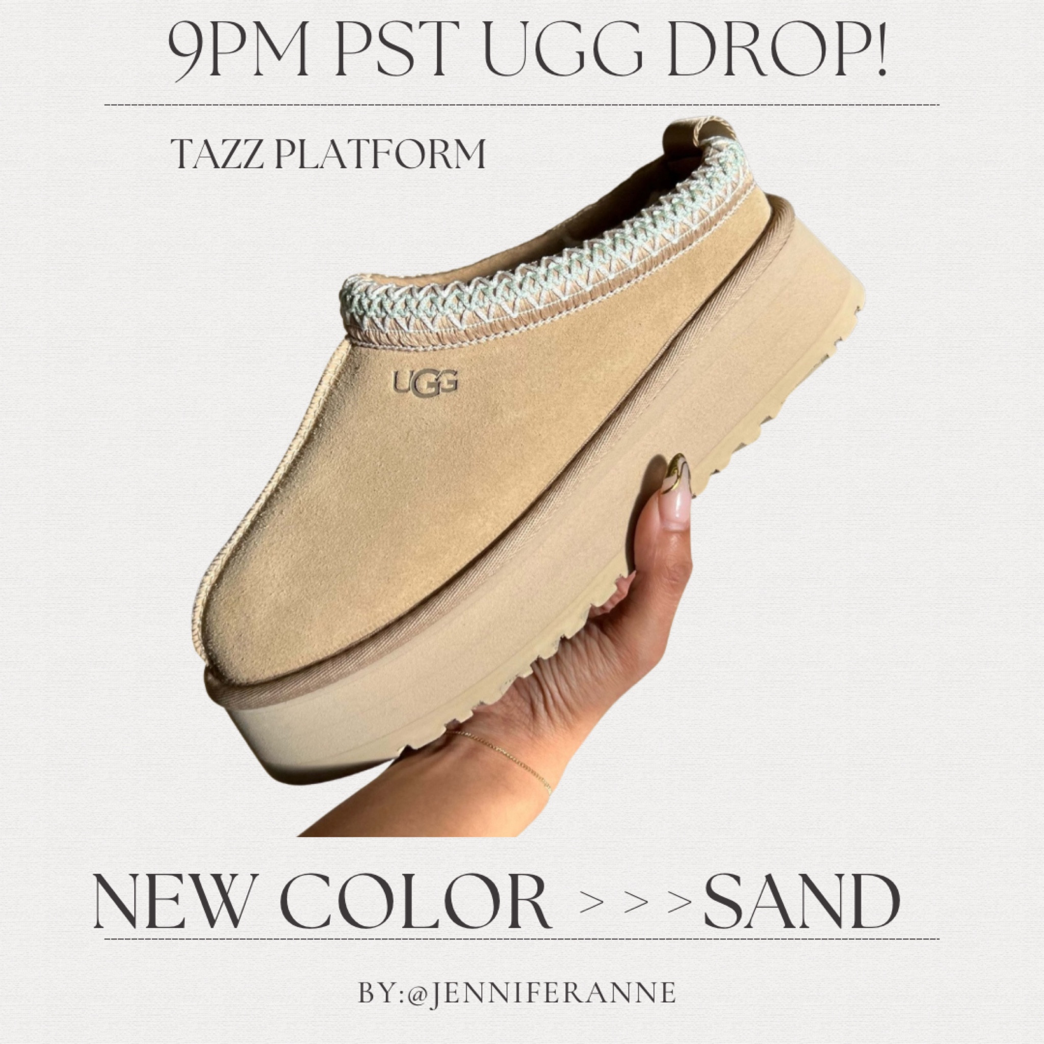 TAZZ PLATFORM UGG DROP! | New color dropping at 9PM PST. If you missed the mustard seed drop, then this new color a really good alternative. Move fast! Enjoy, Xx! 😘 

#LTKSeasonal #LTKGiftGuide #LTKCyberWeek