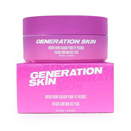 Generation Skin Brightening Kakadu Plum Eye Patches | Lighten Even Plump Eye Area 180g/6.34 Oz - 30  | Walmart (US)