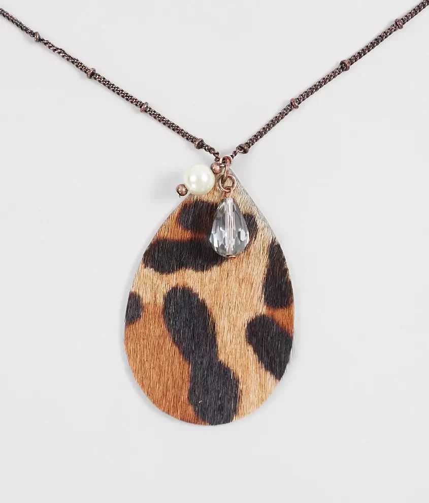 Leopard Pendant Necklace | Buckle