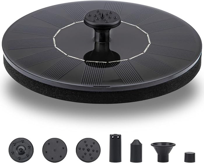 LAWOHO Solar Fountain Pump 1.5W Upgraded Submersible Solar Water Fountain Panel Kit for Bird Bath... | Amazon (US)