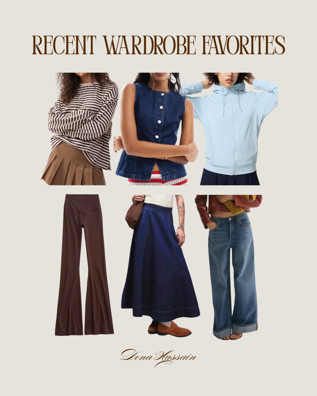recent wardrobe favorites! great fall transitional pieces 🍂 

 