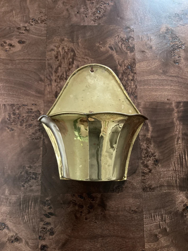 Brass Wall Pocket - Etsy | Etsy (US)