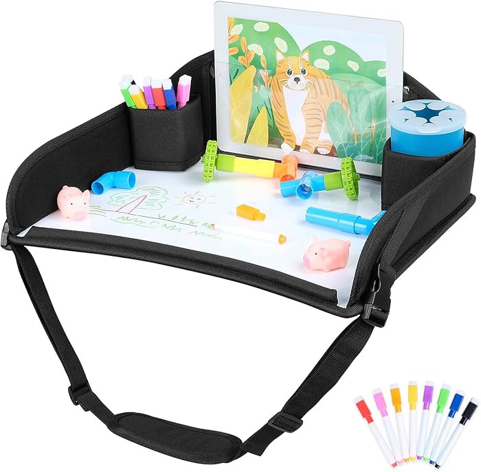 COOLBEBE Kids Travel Tray for Toddler Car Seat, Travel Tray for Airplane, Toddler Car Seat Lap Tr... | Amazon (US)