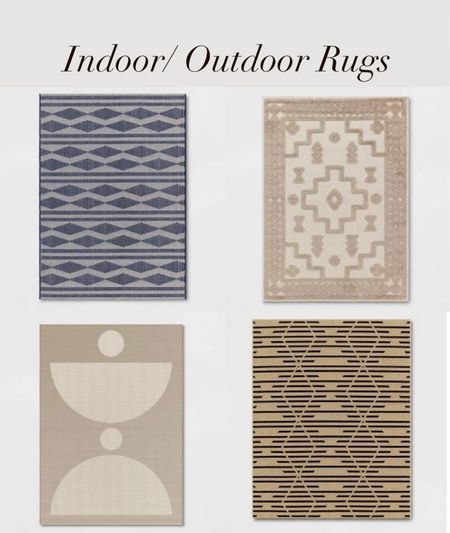 Indoor/ outdoor rugs, patio decor 

#LTKSeasonal #LTKfamily #LTKhome