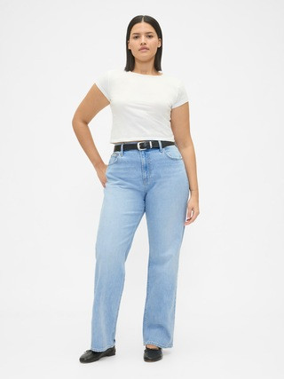 High Rise Relaxed Straight Jeans | Gap (US)