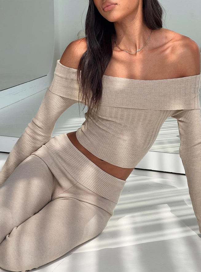 Tagula Off The Shoulder Top Burgundy | Princess Polly US