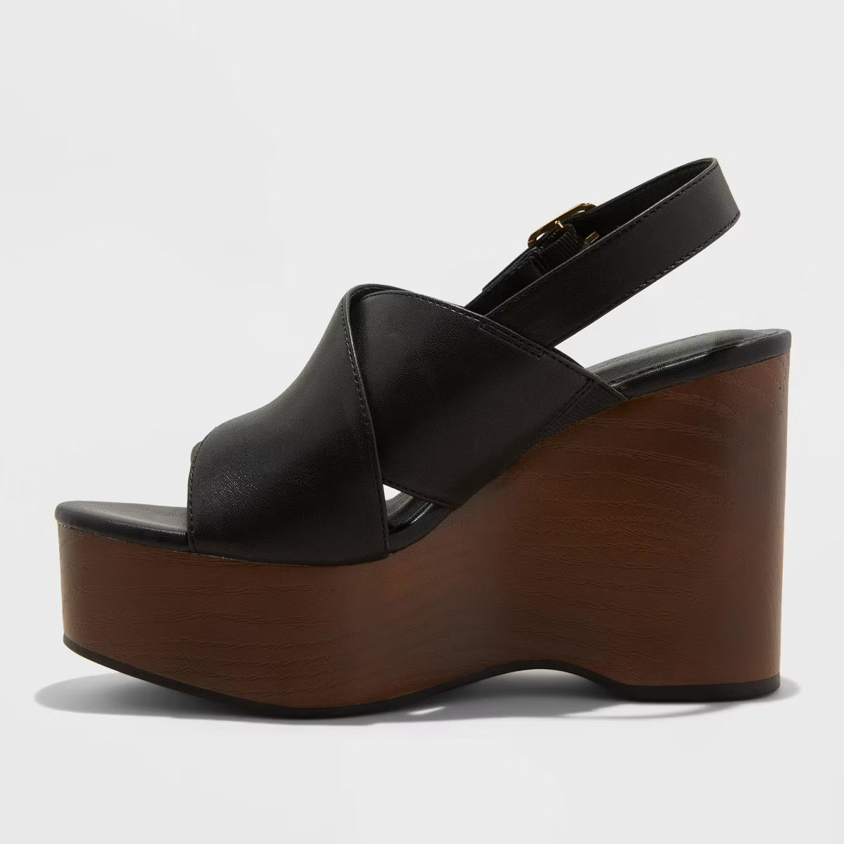 Women's Naomi Wood Wedge Heels with Memory Foam Insole - Universal Thread™ | Target