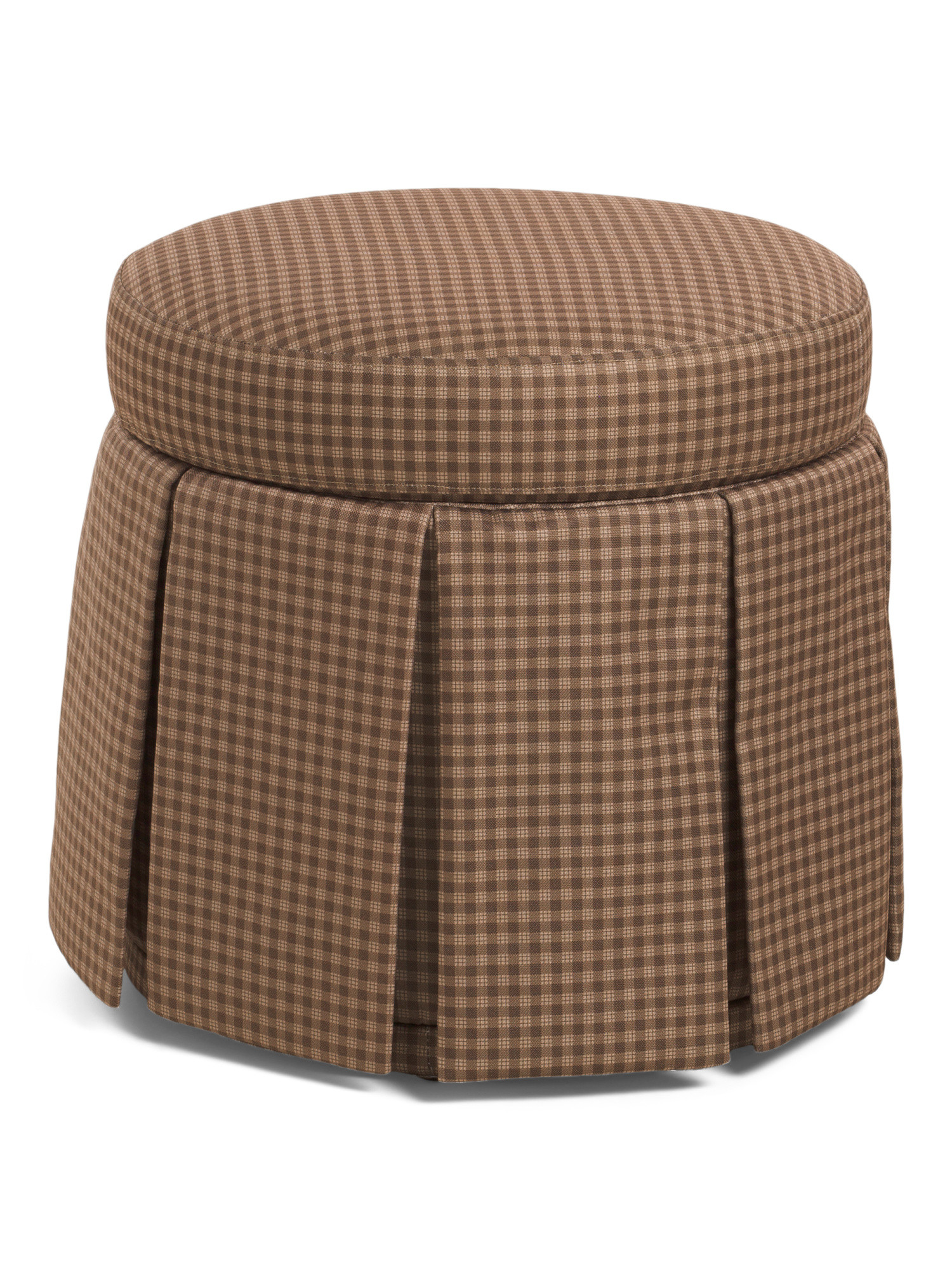 18x18 Plaid Swivel Storage Ottoman | Poufs & Ottomans  | Marshalls | Marshalls