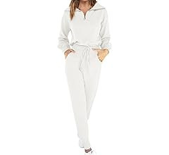 ANRABESS Women's Two Piece Outfits Sweater Sets Long Sleeve Pullover and Drawstring Pants Lounge ... | Amazon (US)