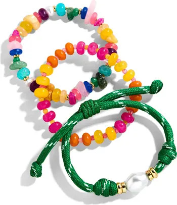 On the Bright Side Set of 3 Assorted Bracelets | Nordstrom