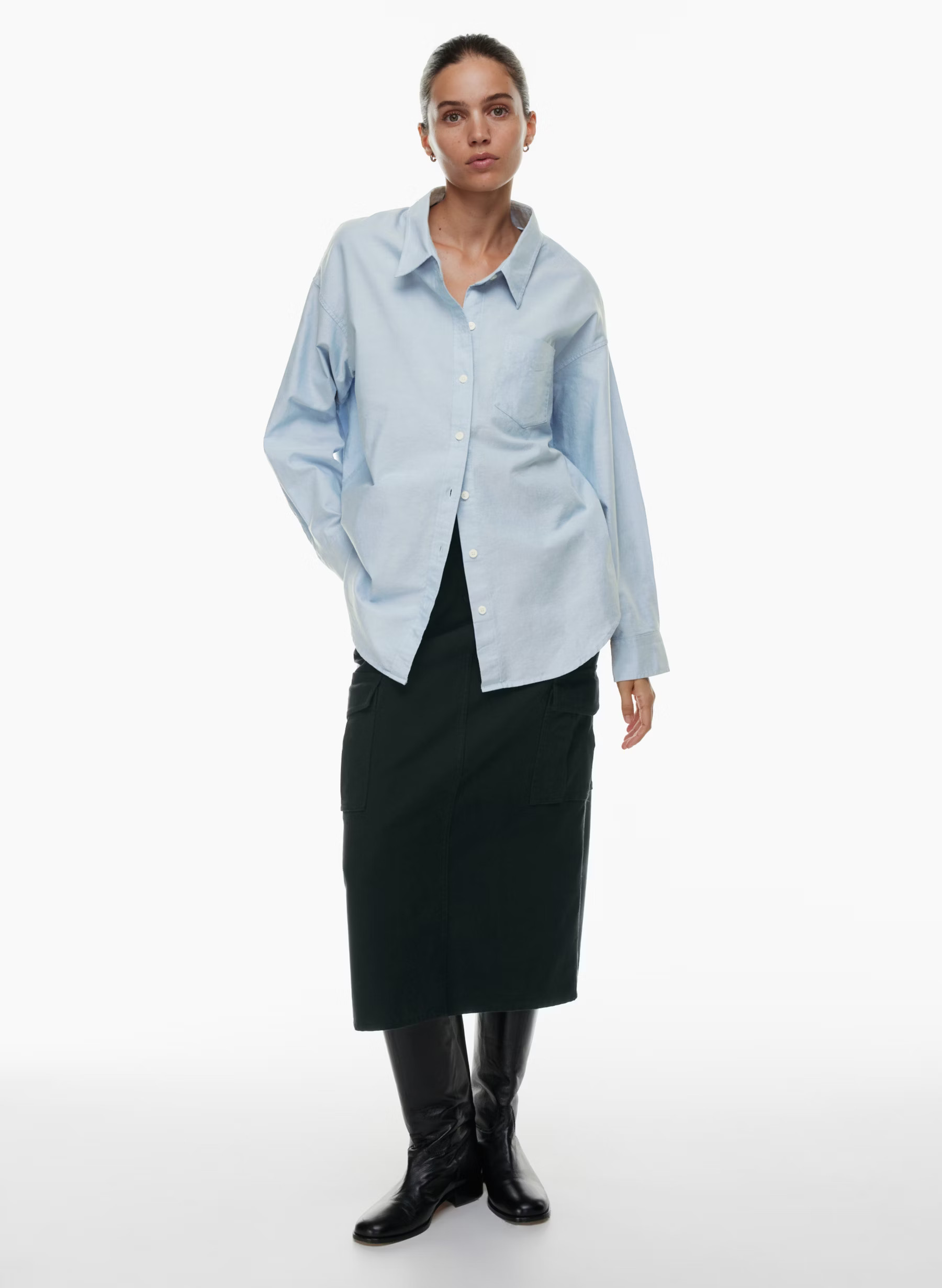 RELAXED OXFORD SHIRT | Aritzia