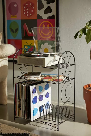Celestial Vinyl Record Storage Shelf | Urban Outfitters (US and RoW)