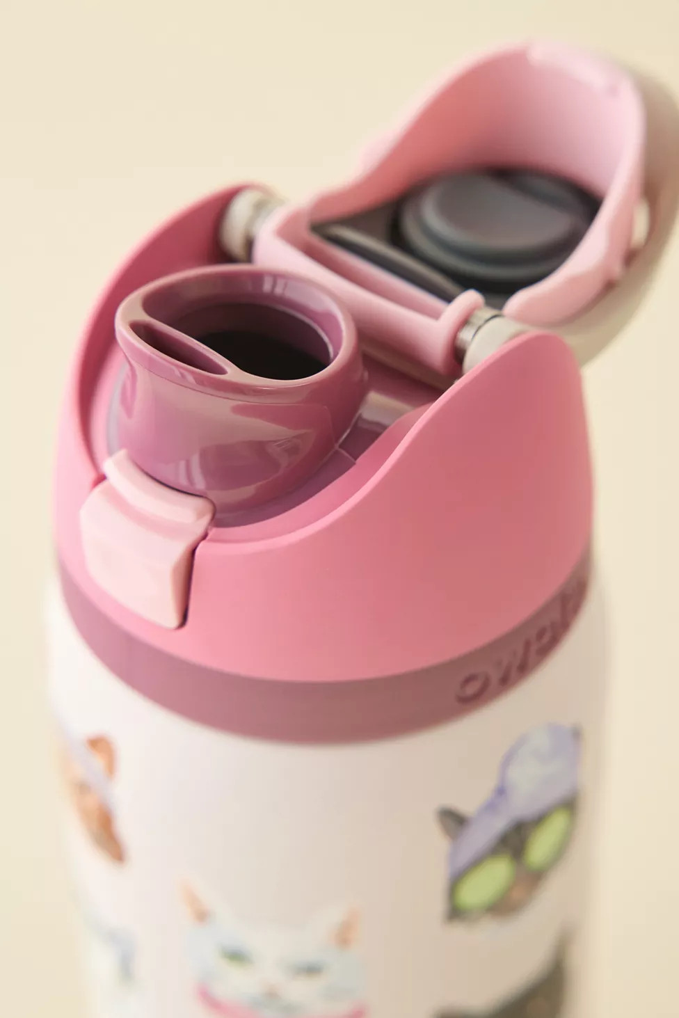 Owala UO Exclusive Cat Collage FreeSip 32 oz Water Bottle | Urban Outfitters (US and RoW)