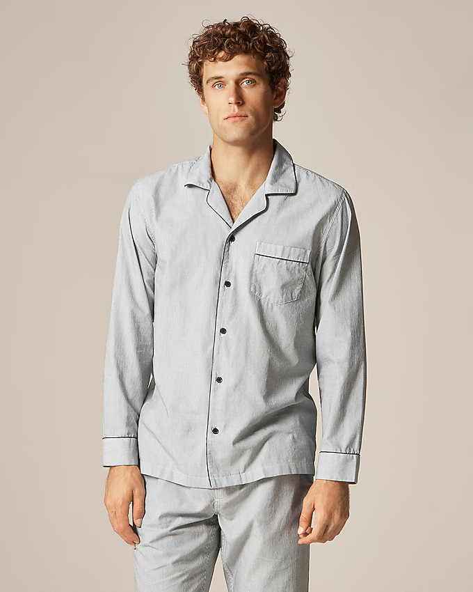 Pajama set in cotton poplin | J. Crew US