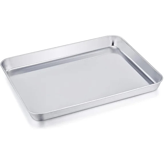 Vesteel Baking Cookie Sheet, Stainless Steel Compact Toaster Oven Tray Professional Ovenware - 10... | Walmart (US)