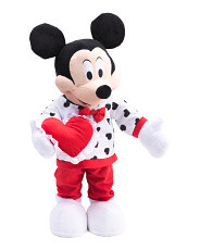 Valentine Greeter Mickey With Printed Sweater | TJ Maxx