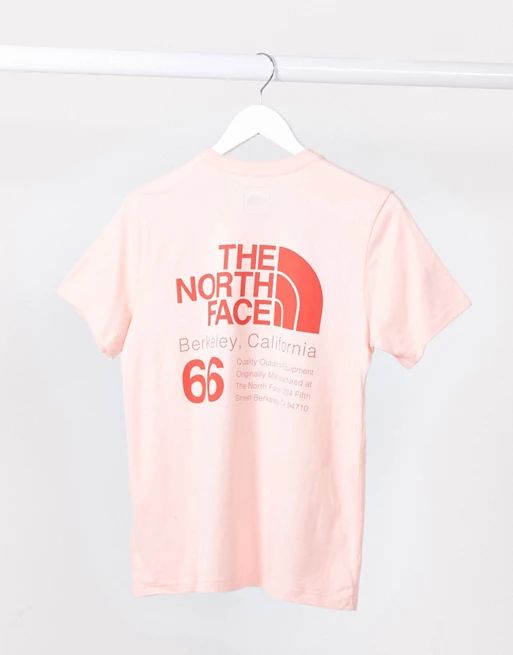 The North Face 66 California t-shirt in pink | ASOS (Global)