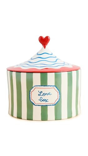 Laetitia Rouget Women's Khaki and Red Love Box, Khaki & Red, One Size | Amazon (US)