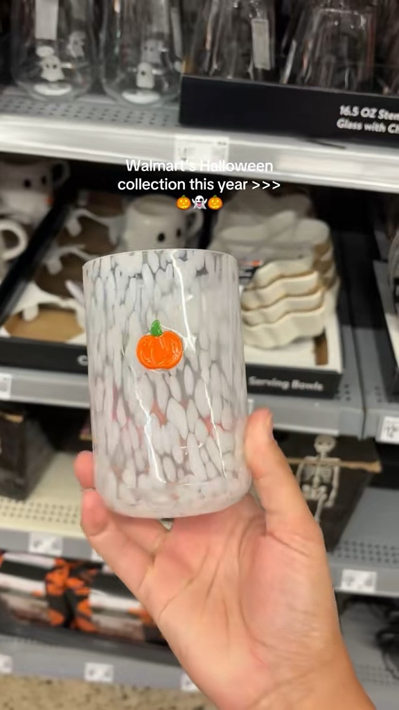 Walmart’s Halloween collection is so cute this year! I got the glass tumblers in all three colors! 🤭
Halloween decor, Halloween party, Halloween coffee mug, Anthropologie dupe, juice glass, icon juice glass dupe, pumpkin glass, pumpkin mug, Halloween coffee bar, fall coffee bar, Halloween kitchen, Walmart finds, Walmart Halloween, ghost mug, ghost decorations

#LTKHome #LTKSeasonal #LTKFindsUnder50