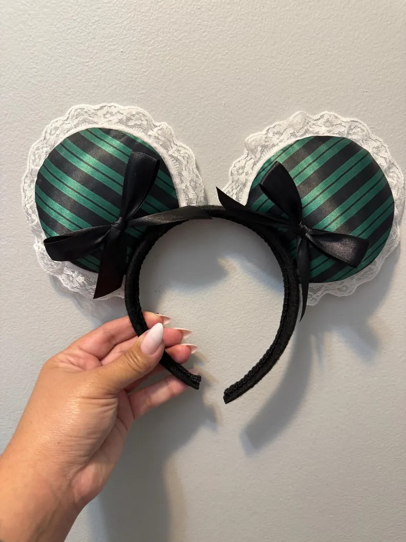 Haunted Mansion Ghost Host Inspired Mickey Ears | Disney Park Headband | Spooky Halloween Mouse E... | Etsy (Global)