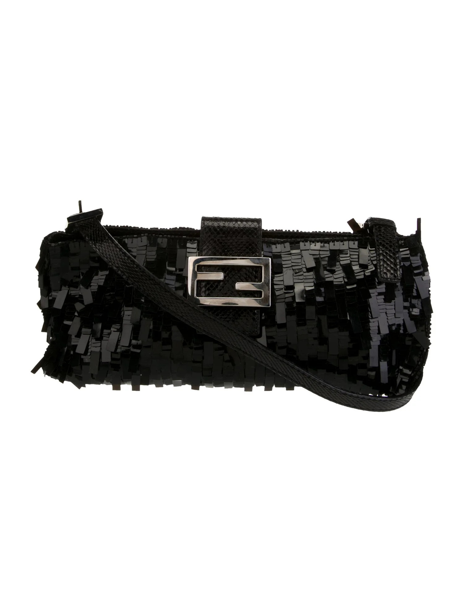 Satin Baguette Shoulder Bag Vintage | The RealReal