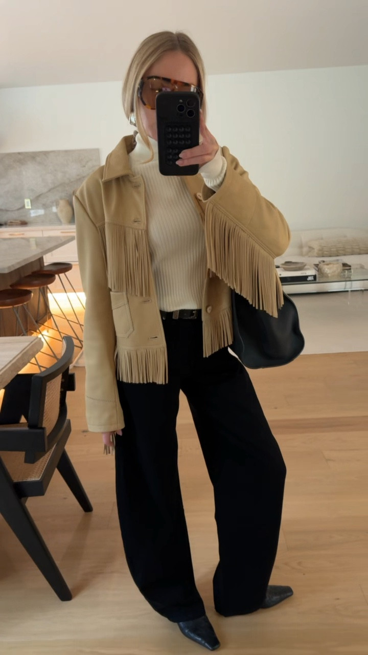 This Ralph Lauren fringe jacket is such an amazing subtle statement piece to throw over any look 🤍

#LTKootd #LTKdayinmylife #LTKgrwm
