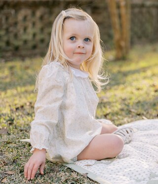 x Kristin Ellen Hockman Baby Girls Newborn-24 Months Ellen Long Sleeve Floral Yellow Bubble | Dillard's