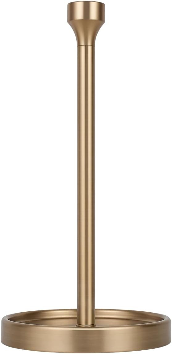 Ivilon Countertop Paper Towel Holder - Modern Bell End Minimalist Design - Color Warm Gold | Amazon (US)