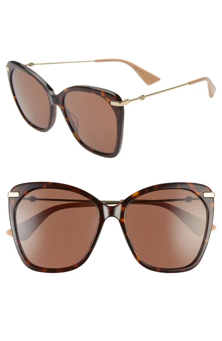 56mm Cat Eye Sunglasses | Nordstrom