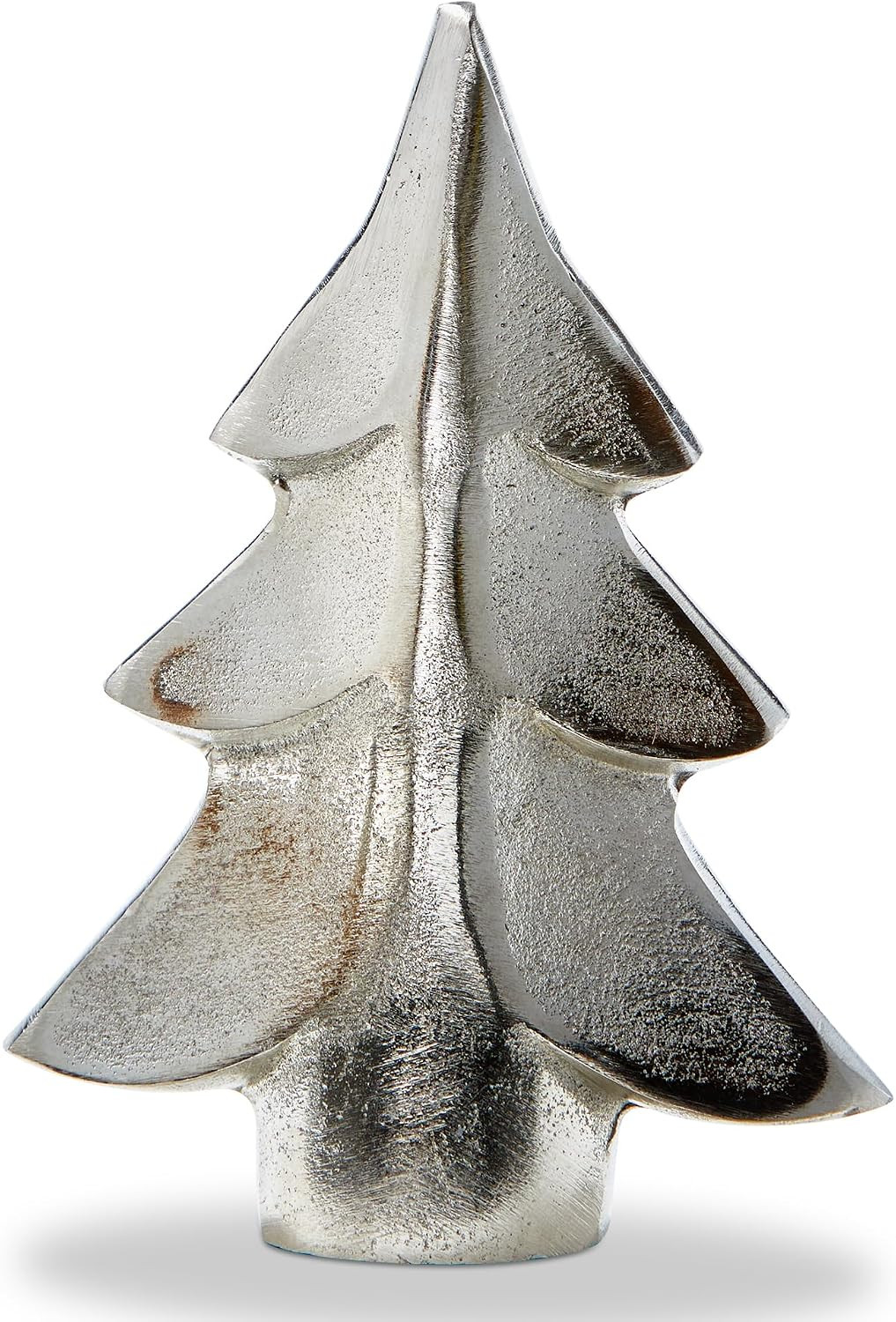 Tag Christmas Small Silver Metal Tree Decor Small Silver | Amazon (US)