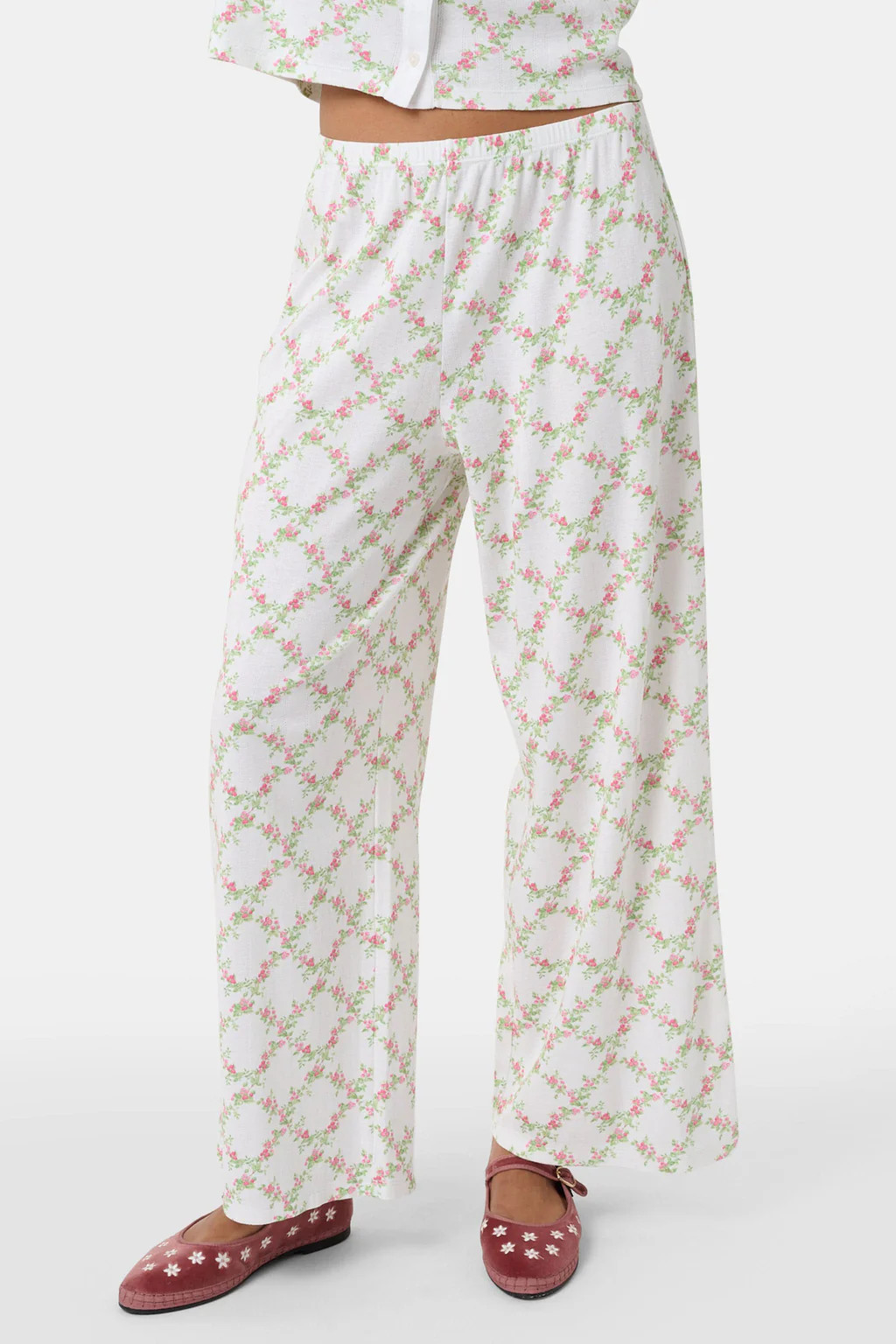 Raspberry Garden Monroe Pant | Roller Rabbit