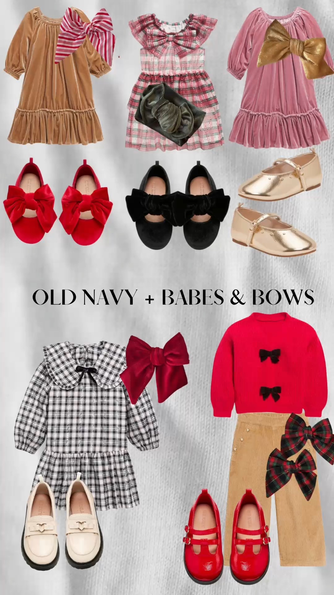 Perfect matching Holidays outfits from Old Navy & bows from Babes & bows from instagram🫶🏼

#LTKKids #LTKHoliday #LTKGiftGuide