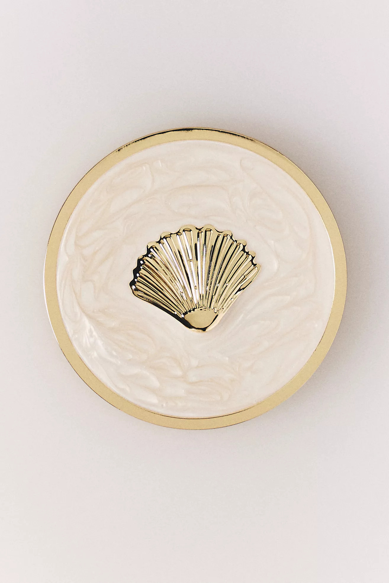 Coastal Collection Seashell Compact Mirror | Anthropologie (US)