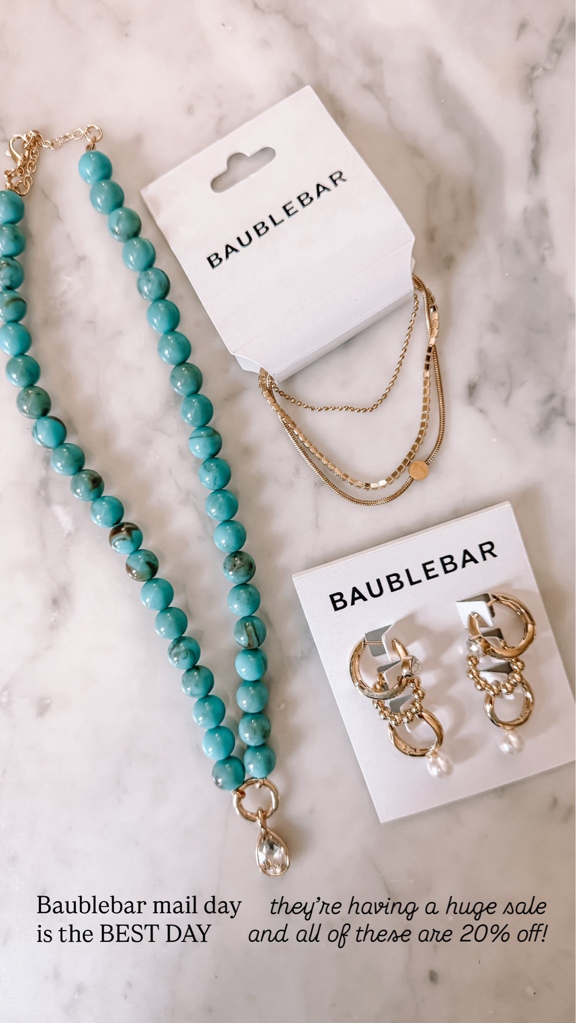 Baublebar is having a huge sale! 20% off sitewide plus $10 stacking bracelets!

#LTKSwim #LTKBeauty #LTKTravel