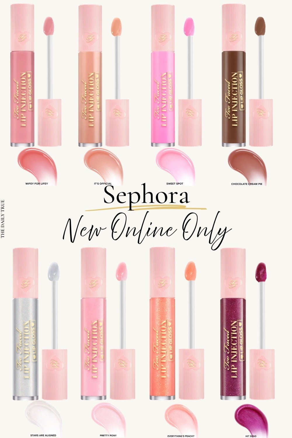 Excuse me? 😍 I need every color of the new Too Faced Lip Injection Lip Plumper Gloss 😩 online only at Sephora 💄💋 stocking stuffer gift idea!

Sephora, lip plumper, lipgloss, lip gloss, shimmer, neutral, pink lip gloss, new releases, shine finish 

#LTKHoliday #LTKBeauty #LTKFindsUnder50