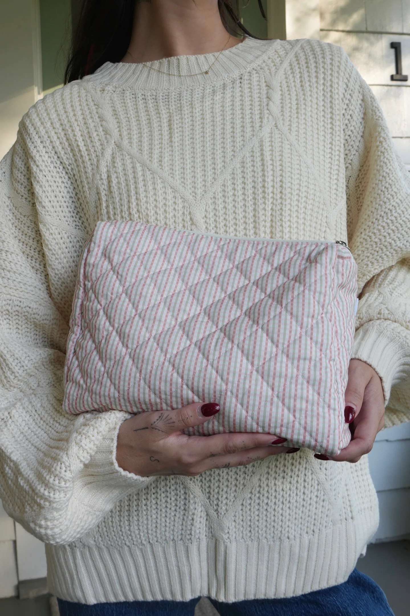 Here For The Presents Pouch | Grey Bandit