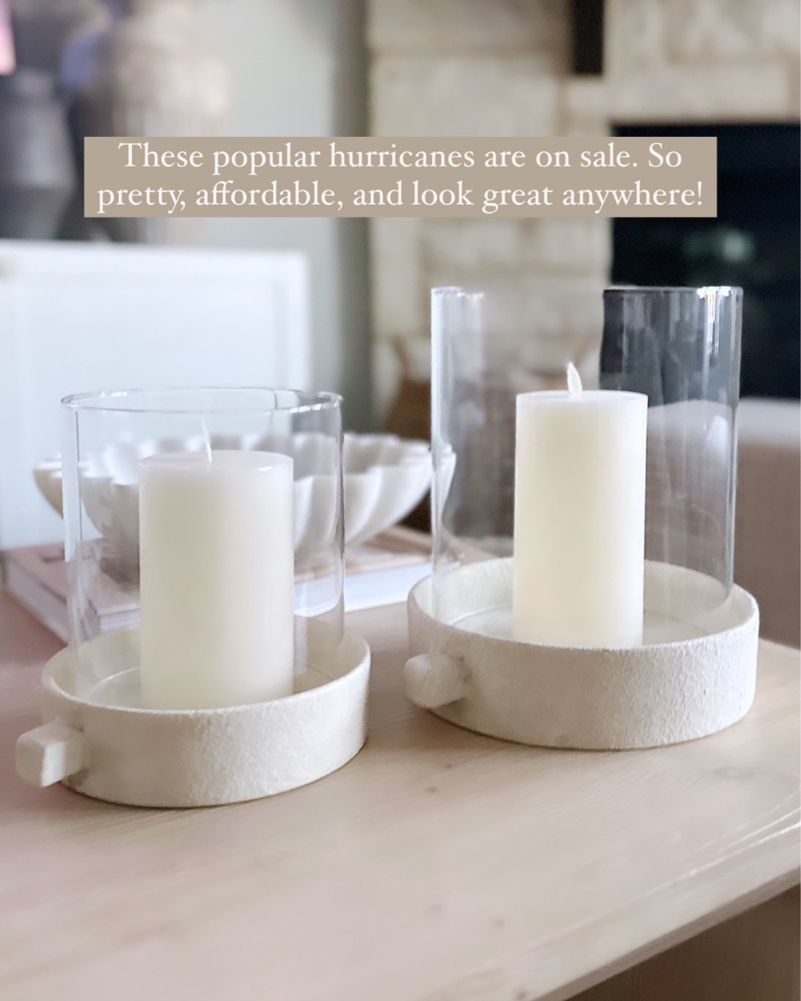 SALE ALERT! These beautiful hurricanes are a great price, and a versatile decor piece. 

#LTKhome #LTKsalealert