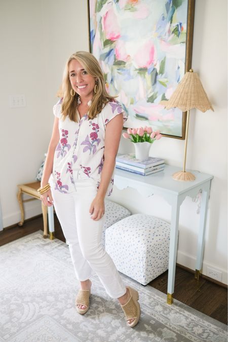 Use my code CHAPPLE20 for 20% off at Canvas style! I’m loving these shoes for summer too!

Coastal preppy block print Charleston beach grandmillennial style top blouse lavender lilac accessories gifts for her 

#LTKshoecrush #LTKSeasonal #LTKunder50