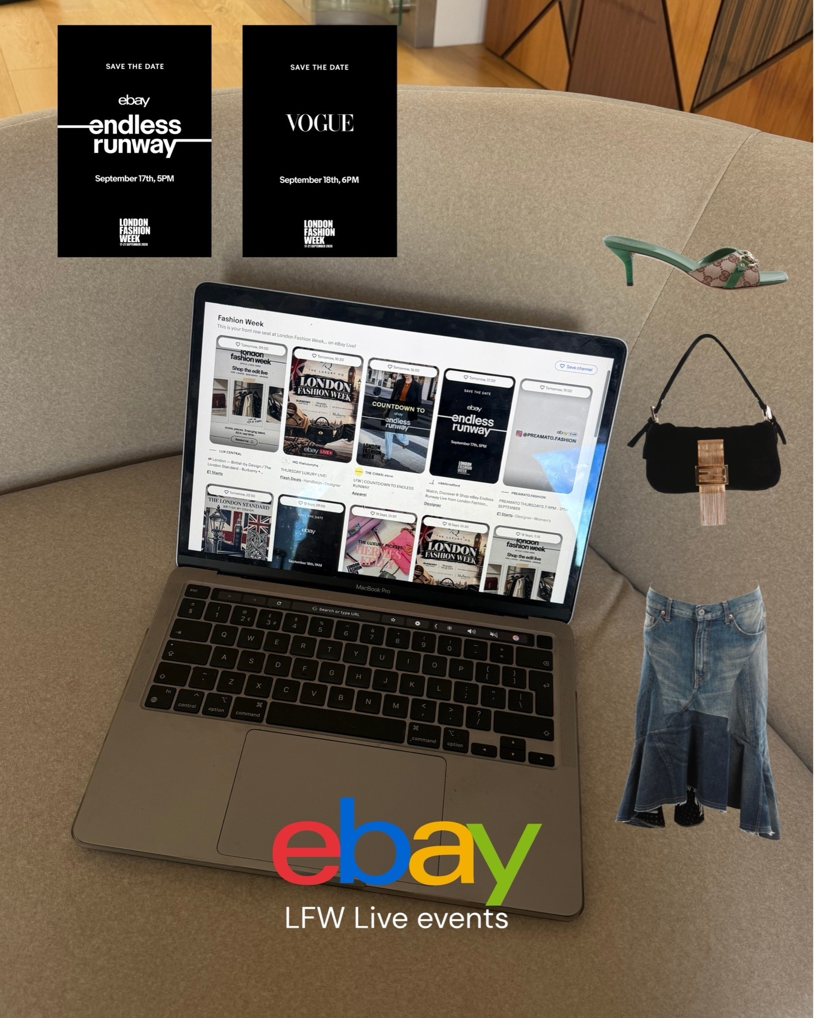 tuning into @eBay  events this week for LFW. This is such a cool concept and I'm so excited to get my hands on some pre-loved designer! I have linked the page so you can see everything that is on this week @ebayliveuk @ebay_uk #ebayuklive #ad

#LTKFashionMonth