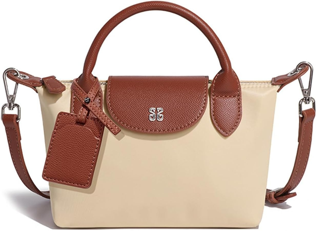 Mini small-sized woven luxury leather women's top handle handbag, fashionable travel daily bag | Amazon (CA)