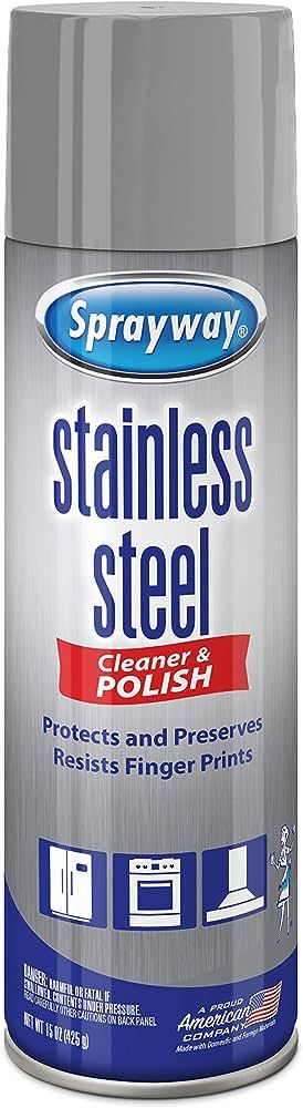 Sprayway Water-Based Stainless Steel Cleaner, 15 Fl Oz (Pack of 1) | Amazon (US)