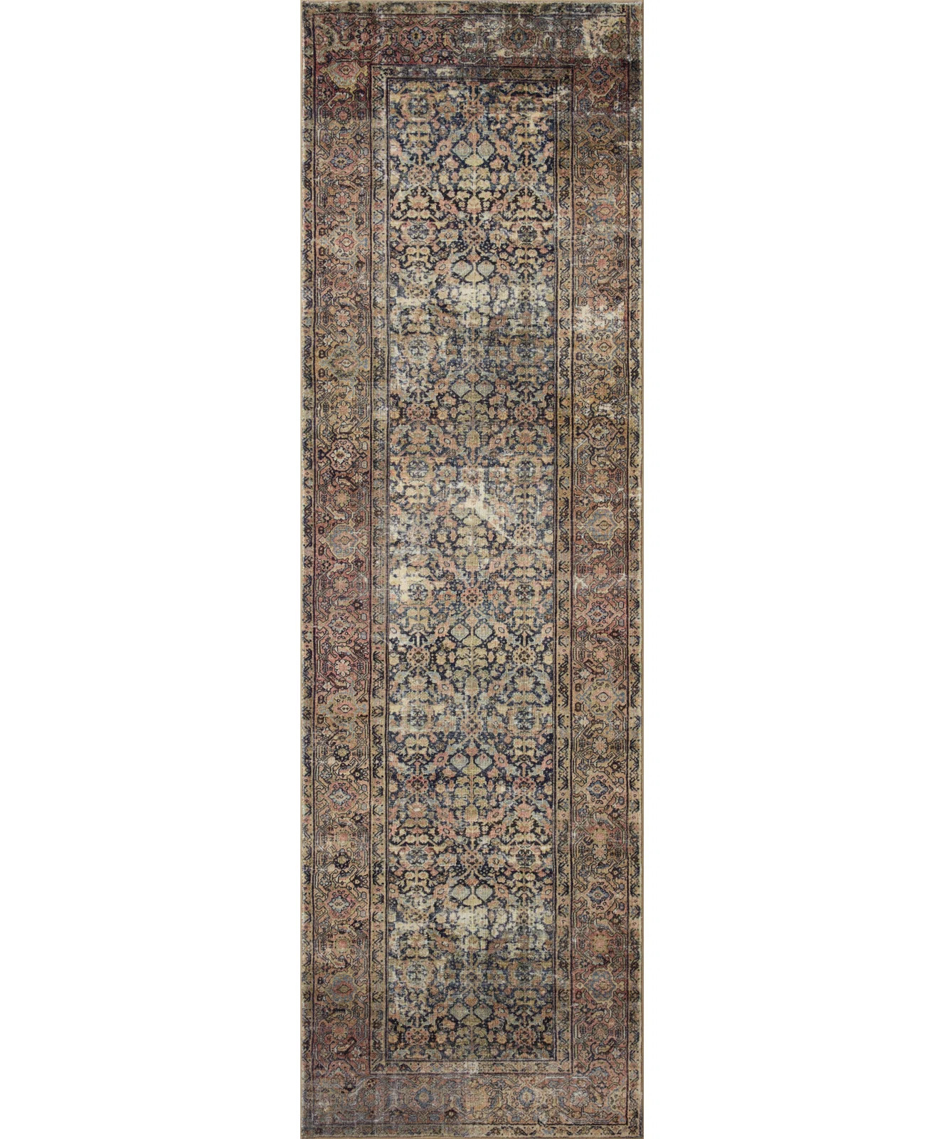 Amber Lewis x Loloi Morgan Denim/Multi Rug | Birch Lane