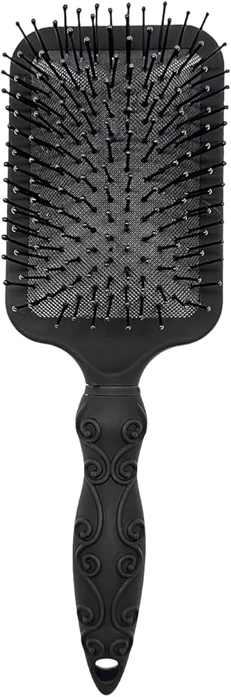 Amazon Basics Paddle Brush for Hair, Gentle Detangling, Wet or Dry Hair, Tangle-Free with Flexibl... | Amazon (US)